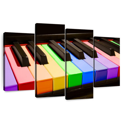 Abarca Rainbow Piano Keys