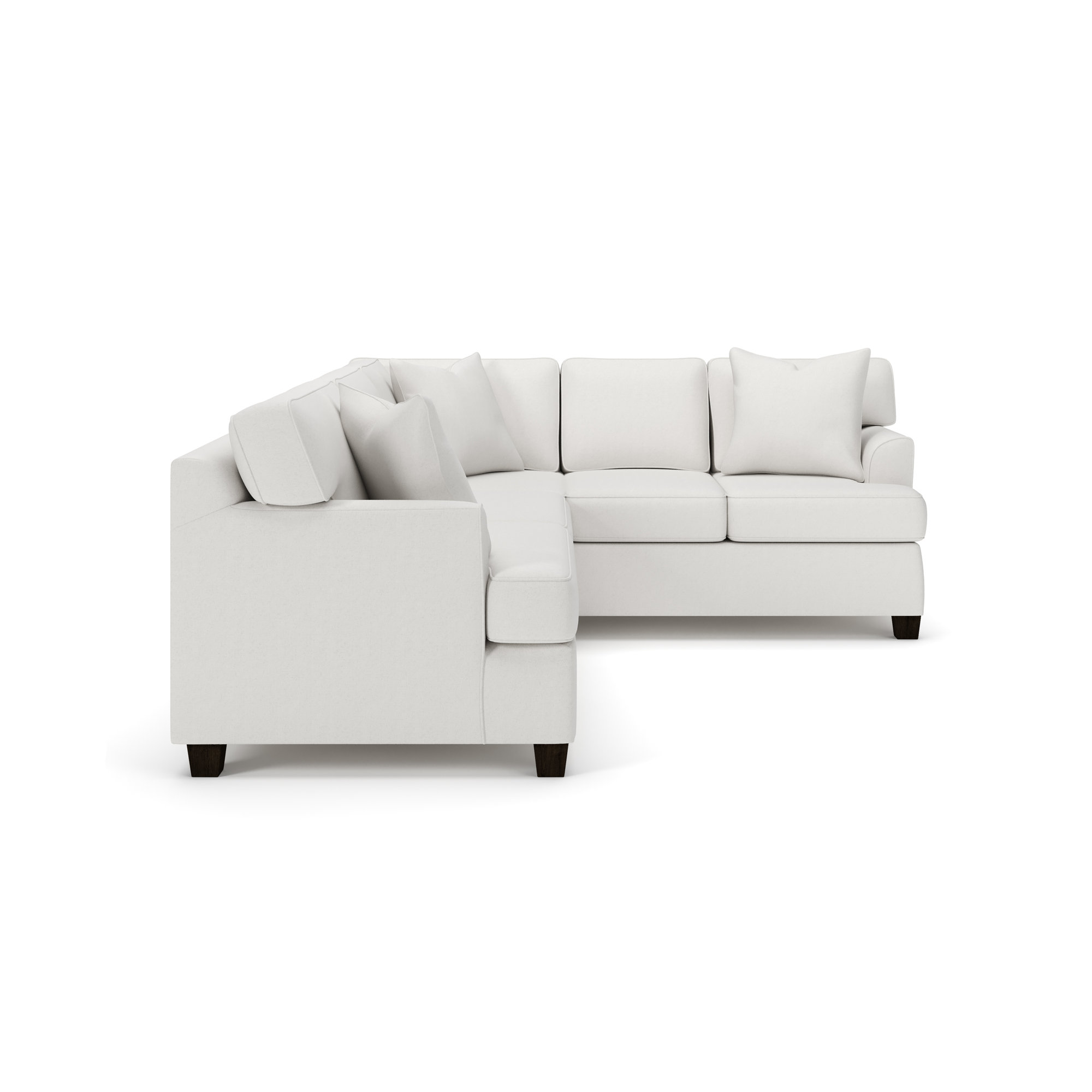Conradina Upholstered L-Sectional, Right Hand Facing, Macarena Beige