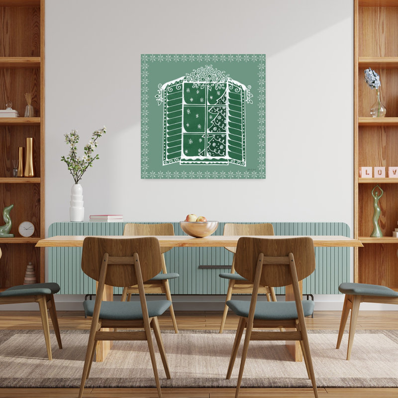 Casse-noisette contemporain avec art de Noël, H 36 po x l 36 po