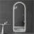 LED Full Length Wall Mirror, Symmetrical Arch Design With Frosted Glass Border, Dimmable Temperature Lighting, Copper-Free Glass, Hardwired Or Plug-In