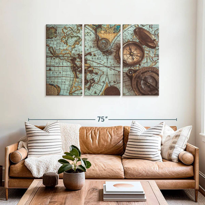 Aletra Maps, 36" H x 57" W