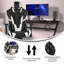 Fauteuil de jeu avec roulettes et dossier inclinable Kelig Office-1161584994