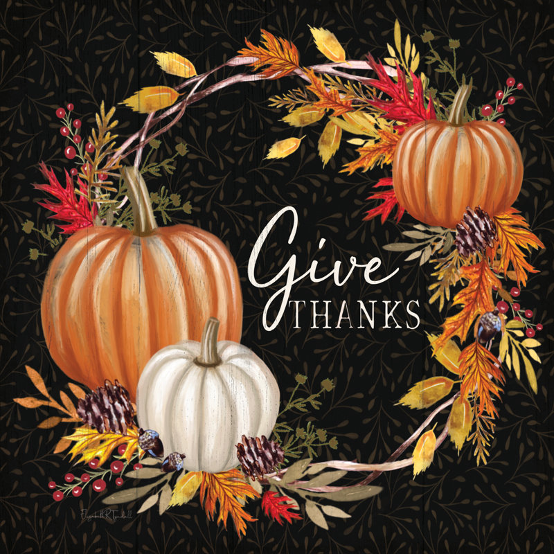«Oh My Gourd» par Elizabeth Tyndall, H 12 po x l 12 po