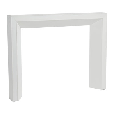 Cheminée décorative moderne, revêtement plat à peindre