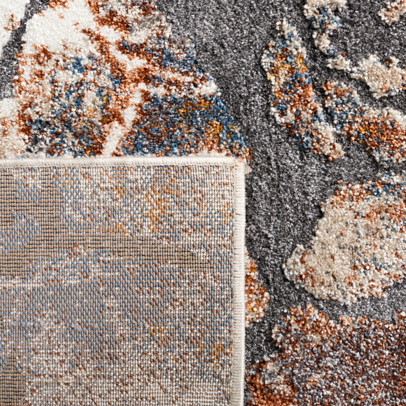 Cyrus Shag Performance Abstract Rug, Rectangle 5'5" x 7'6"