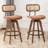 Sirine Swivel Linen Bar & Counter Stool-571734792