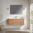 Wall Mounted Single Vanity With Ceramic Sink