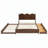 Charming Platform Bed with Drawers and Pull-Out Trundle for Versatile Use-1042010935