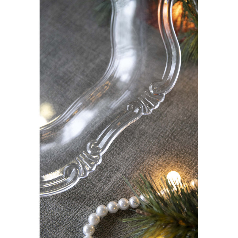 Ensemble de 8 assiettes de présentation en plastique durables, 13 pouces, parfaites pour rehausser le décor de la table et protéger la porcelaine fine
