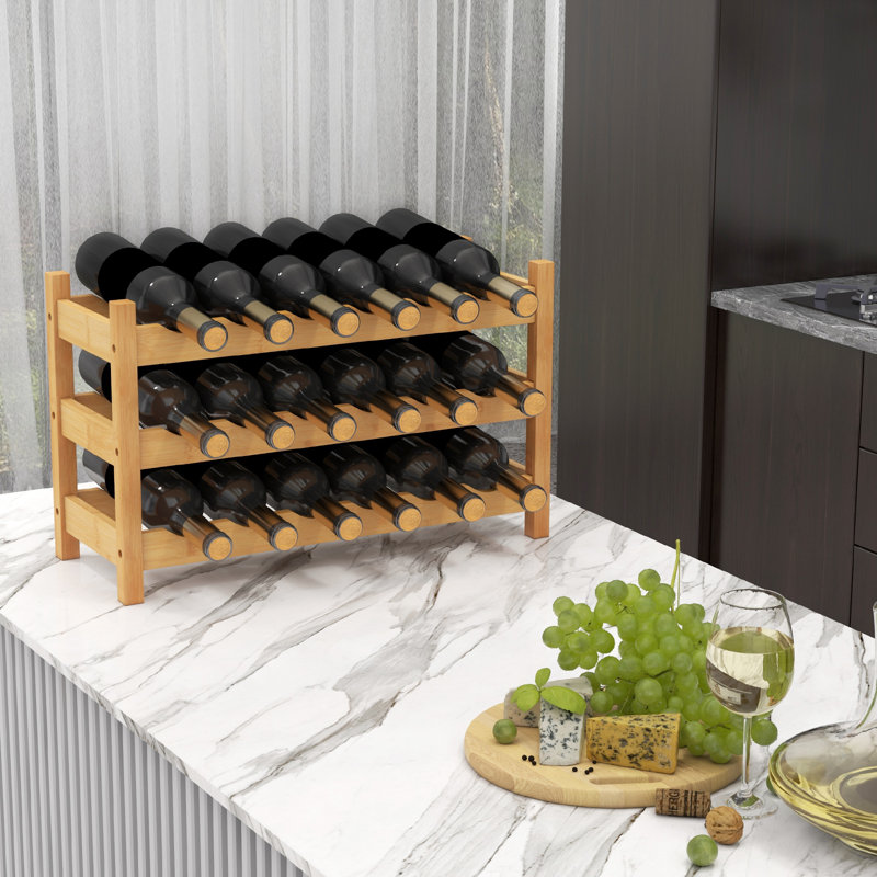 Talik Wine Bottle Rack Yellow