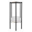 Console à 2 niveaux en marbre et fer allongés l 49,5 po Wilkins