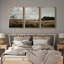 Rural Landscape " Rustic Fields Tranquil Countryside Landscape Nature Wilderness Illustration Decor Panoramic Earth " 3 - Pieces-98249452-98249454