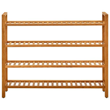 Wildon Home® 12 Pair Solid Wood Shoe Rack