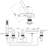 3 Handle Deck Tub Filler with Diverter