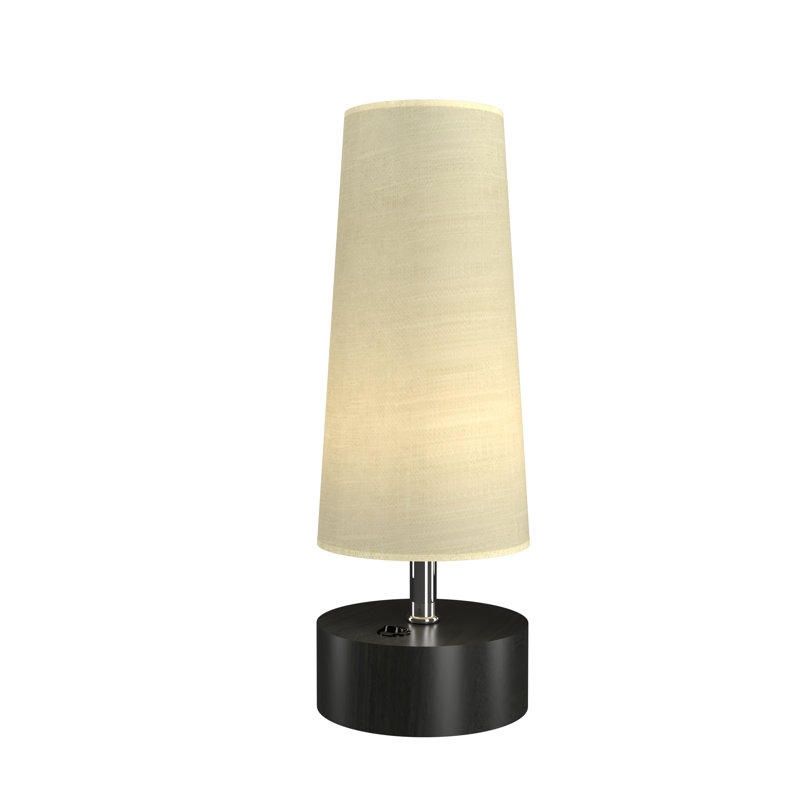 Clean Wood Table Lamp, Charcoal