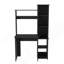 Bureau Logan, cinq casiers, finition noire-1290357804