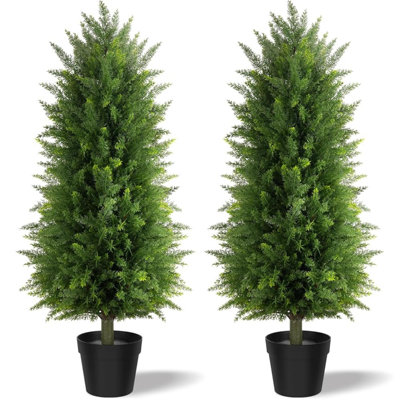 48" /36" Artificial Cedar New Leaf Set
