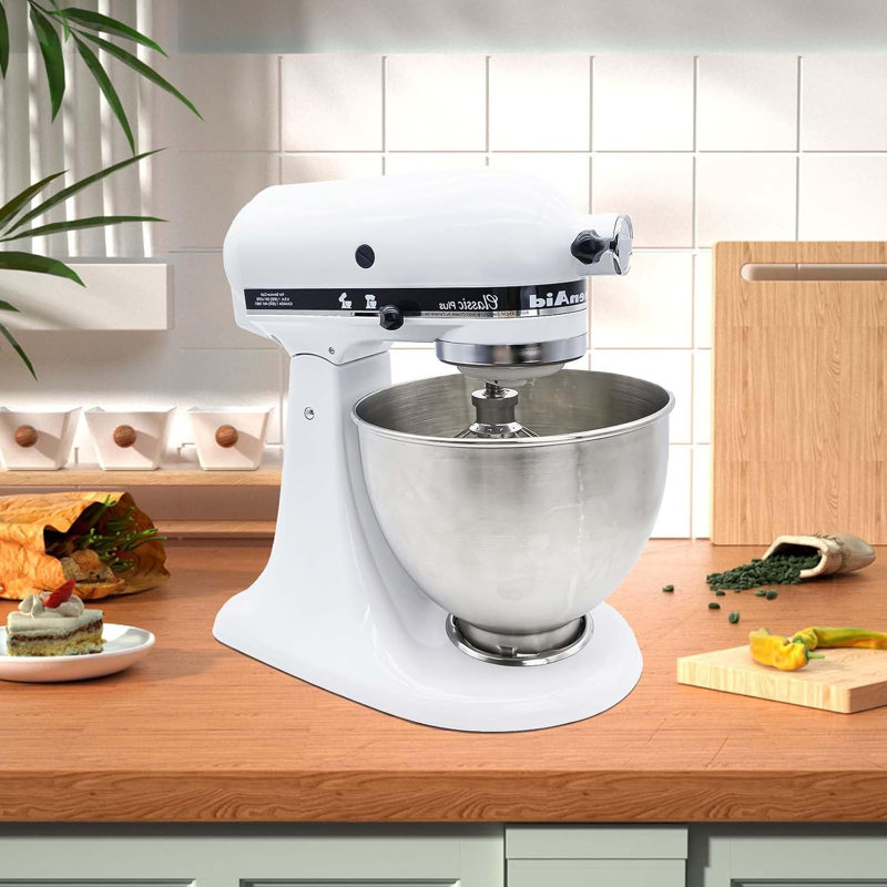 Fouet en acier inoxydable pour robot pâtissier KitchenAid de 4,5 à 5 pintes