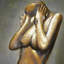 Allyce Act Of Woman 2 - Unframed Illustration on Metal