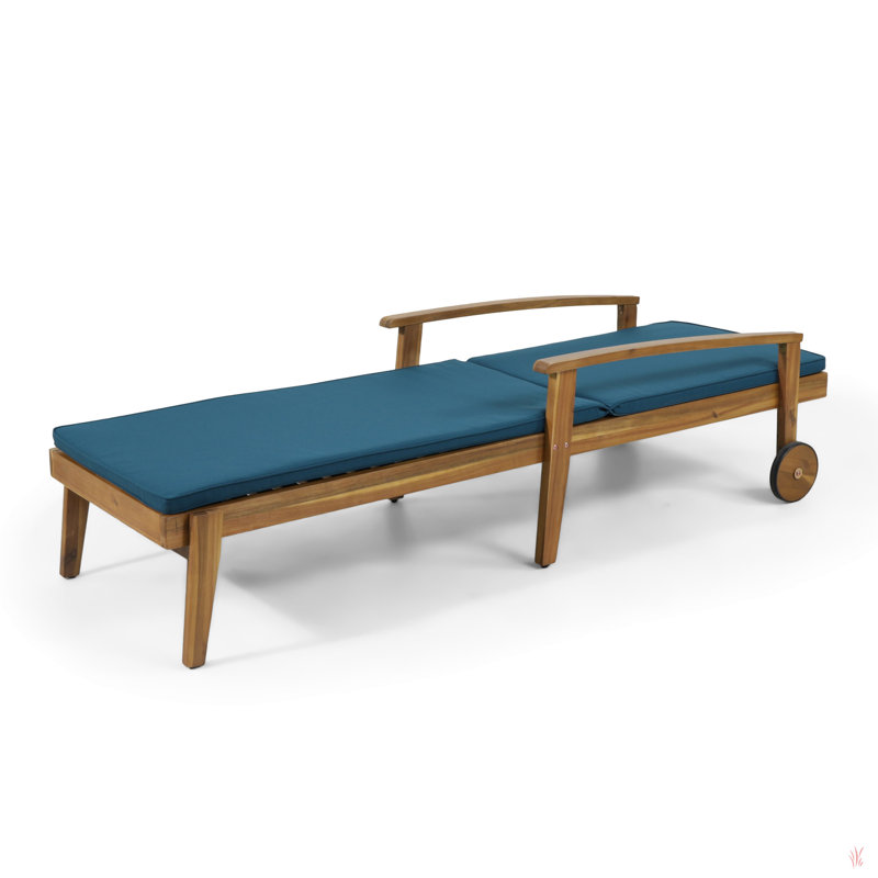 JASON BEACH CHAISE LOUNGE DECK CHAIR CUSION, Blue