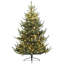 Arbre de Noël articulé artificiel avec 300 lumières DEL bicolores et 1218 branches-2131333289
