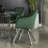 Velvet Upholstered Armchair