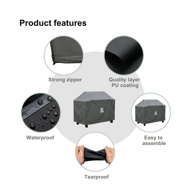 BigFurnitureWarehouse Duracover 111cm W x 60cm D Grill Cover
