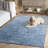 Soho 180 Hand Tufted Viscose/Wool Geometric Rug in Dark Blue/Ivory-541345703