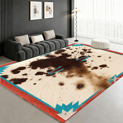 Tapis à motif de vaches Western Western