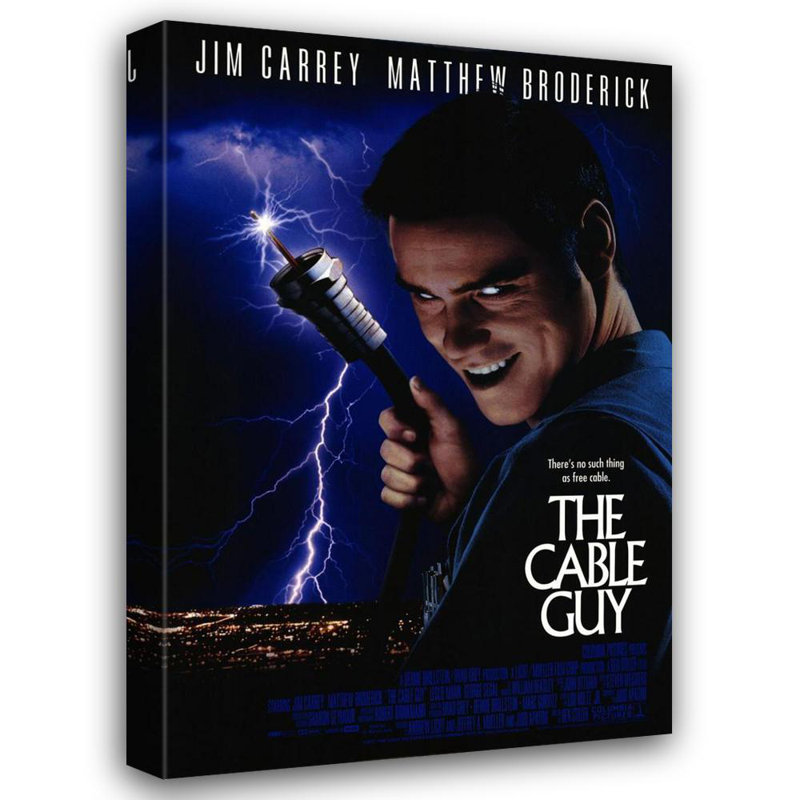 The Cable Guy, 40" H x 27" W