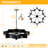 8 - Light Dimmable Geometric Chandelier