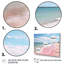 «Pink Minimalisme Beach Landscape I - Coastal Beach», art mural encadré-1508932373-1508932374