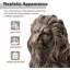 Statue de jardin lion surdimensionnée 20,5 "H