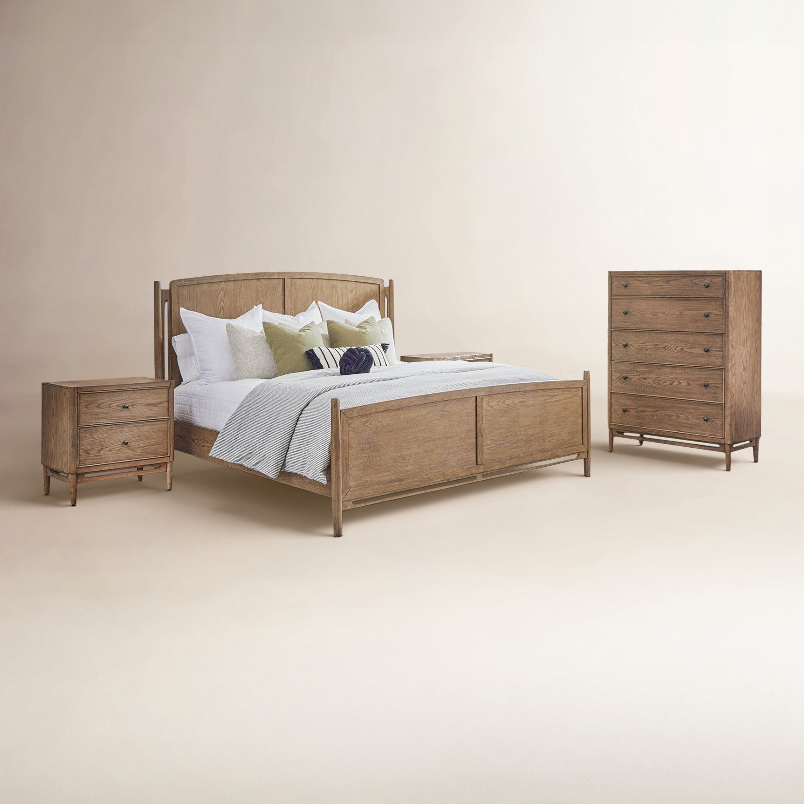 Violet 4PC Bedroom Set, Queen