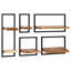 Wrentham 6 Piece Recessed Wall Shelf