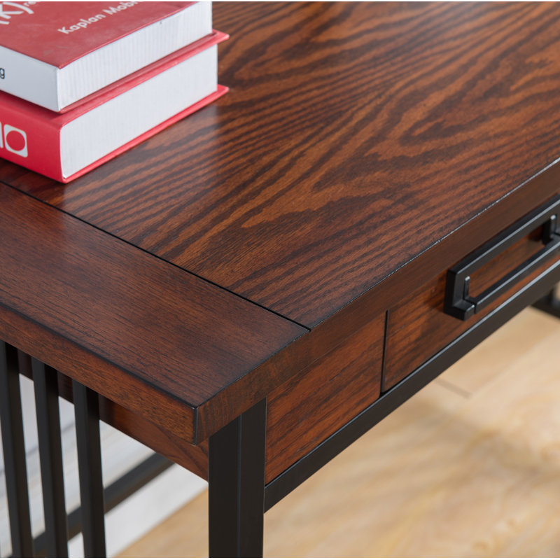 Bureau d'ordinateur en bois manufacturé Ironcraft