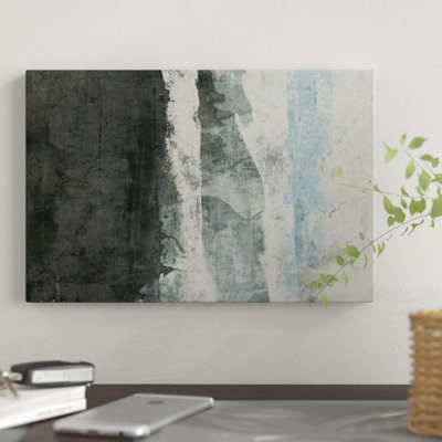 « black & gray & blue ii », reproduction d’impression sur toile