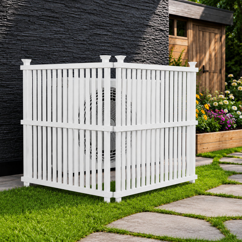 Panneaux de clôture d'intimité pour l'extérieur H 45 po x l 36 po (2 panneaux), housse de climatiseur multi-usage, moustiquaire, diviseur de jardin et d'animal de compagnie