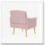 Fauteuil d'appoint en velours