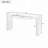 Rectangular Top Console Table with 2 Concealed Drawers, Thickened Legs-1207146547