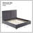 Exquisite Bed with Comfortable Headboard and Sturdy Slats, Perfect for a Peaceful and Relaxing Bedroom Retreat-371845799-371845798