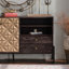 Buffet 56,30 "Mid-Century avec motif géométrique 3D