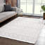 Bayyinah Farmhouse Moroccan White Area Rug-1473841238