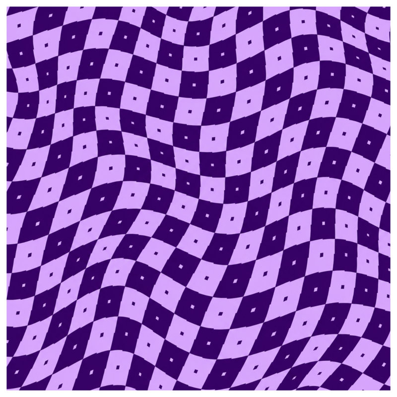 Coussins décoratifs mauves à carreaux mauves, 16 x 16 inches