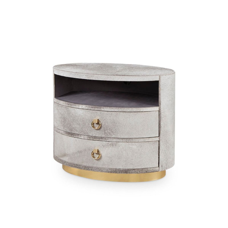 Julius End Table, Gray