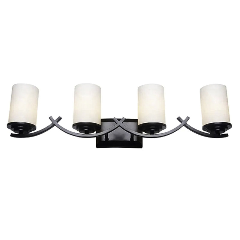 Oil Rubbed Bronze 4-Light Dimmable Vanity Fixture