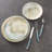 12 Piece Porcelain China Dinnerware Set - Service for 4