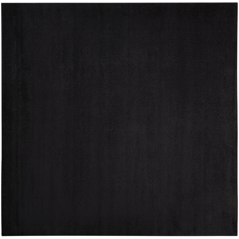 Tapis intérieur / extérieur noir Nourison Essentials, Carré 9 pi