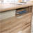L-Shaped Desk, Brown Finish