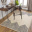 Tapis beige à motif géométrique Sedgwick-800921083